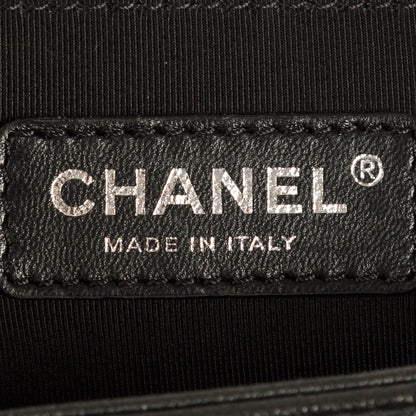 Chanel So Black Caviar Large Boy Bag