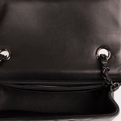 Chanel So Black Chevron Classic Mini Rectangular Flap Bag