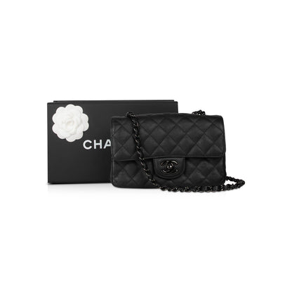 Chanel So Black Classic Mini Rectangular Flap Bag