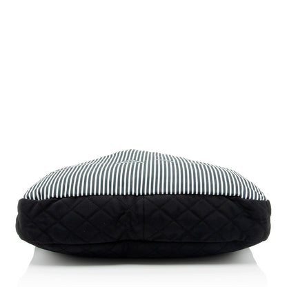 Chanel Striped Canvas Rialto Shoulder Bag (SHF-BaPjh9)