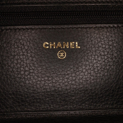 Chanel Studded Leather Wallet on Chain