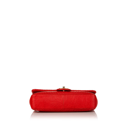 Chanel Surpique Chevron Flap Bag (SHG-33645)