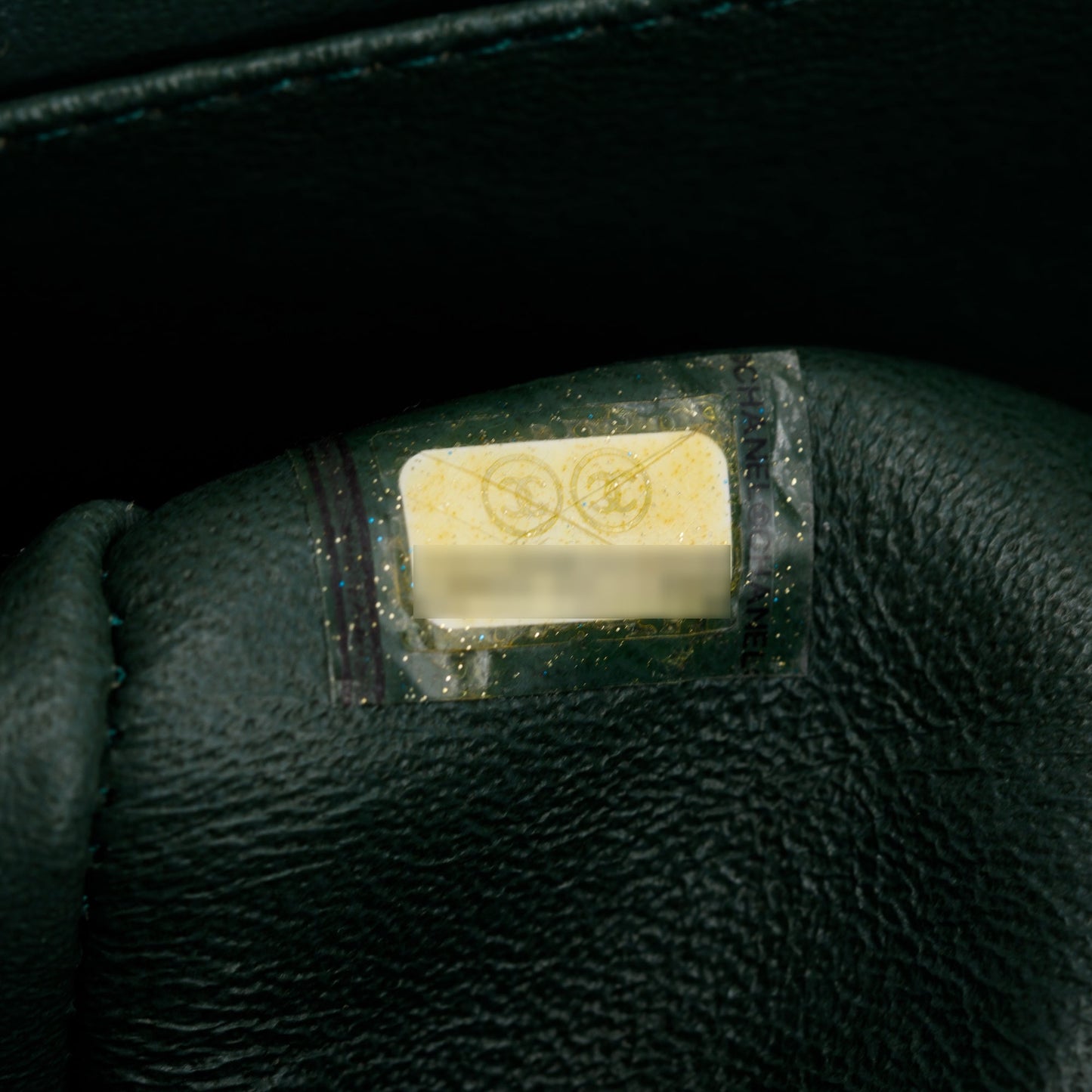 Chanel Teal Quilted Caviar Leather Classic Medium Double Flap Bag