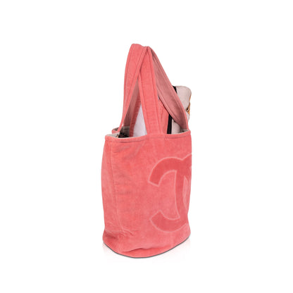 Chanel Terry Cloth Beach Tote