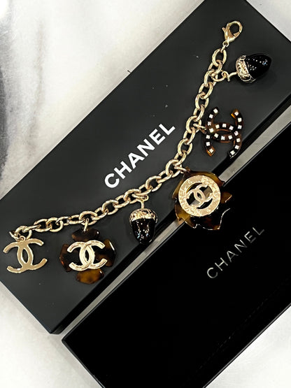 CHANEL TORTIE CHARM BRACELET