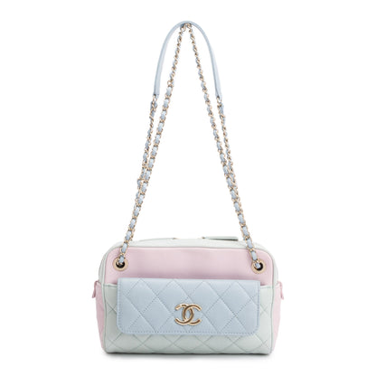 Chanel Tricolour Quilted Calfskin Leather In & Out Camera Bag