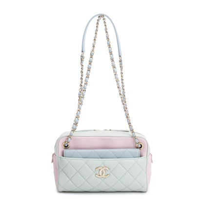 Chanel Tricolour Quilted Calfskin Leather In & Out Camera Bag