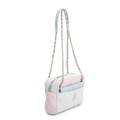 Chanel Tricolour Quilted Calfskin Leather In & Out Camera Bag