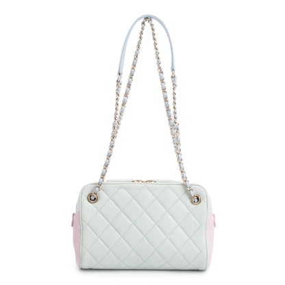 Chanel Tricolour Quilted Calfskin Leather In & Out Camera Bag
