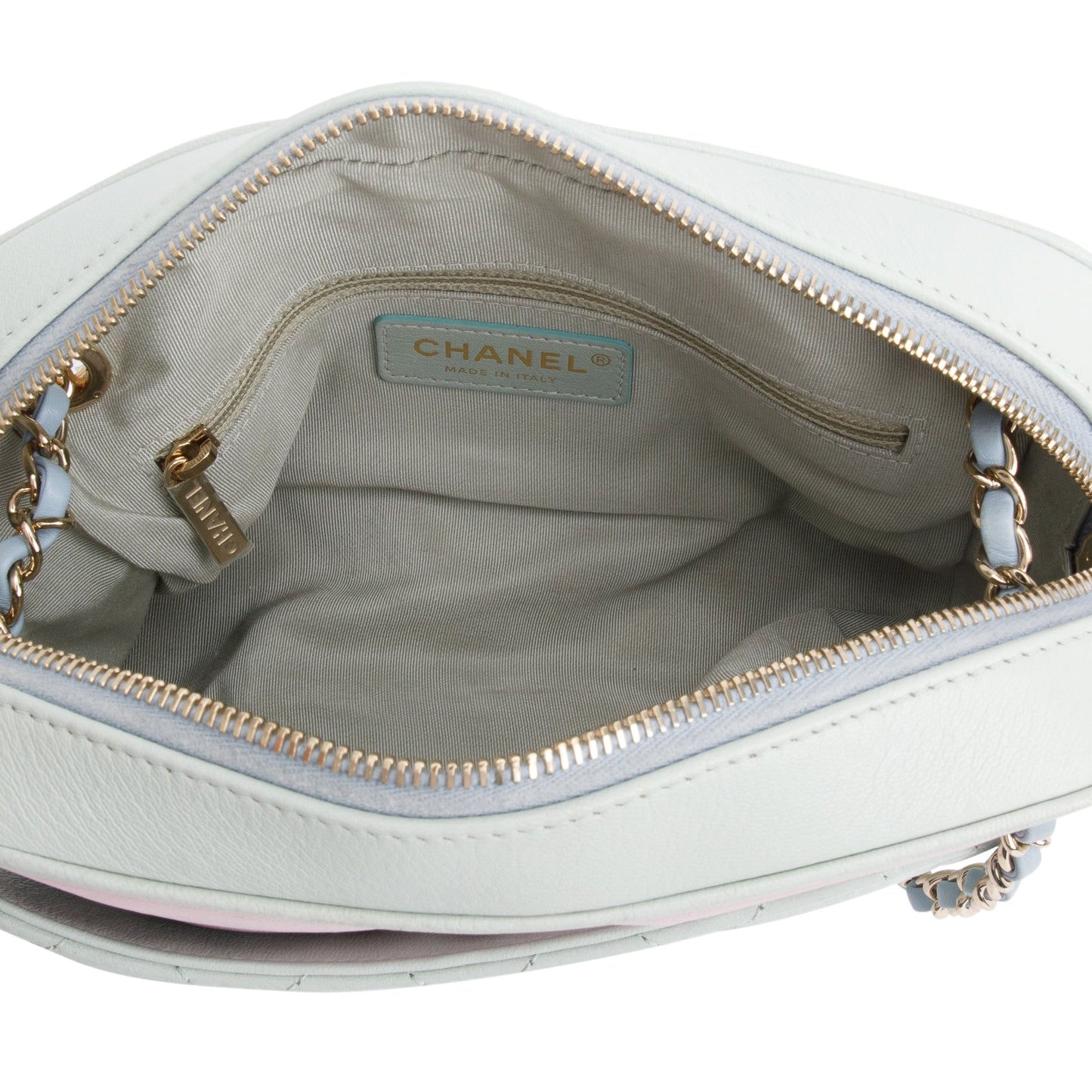 Chanel Tricolour Quilted Calfskin Leather In & Out Camera Bag