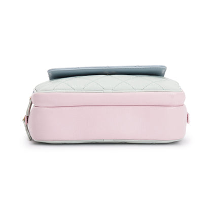 Chanel Tricolour Quilted Calfskin Leather In & Out Camera Waist Bag