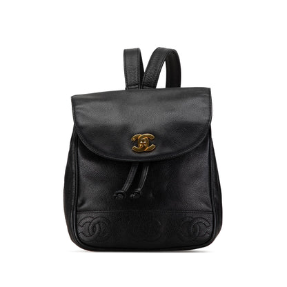 Chanel Triple CC Caviar Backpack (SHG-tGYTGh)
