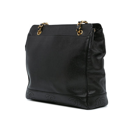 Chanel Triple CC Caviar Shoulder Bag (SHG-nlZ7rY)
