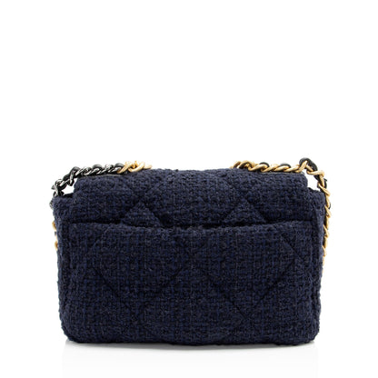 Chanel Tweed 19 Medium Flap Bag