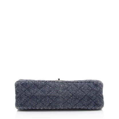Chanel Tweed 2.55 Reissue 226 Double Flap Bag (SHF-QcHwBS)