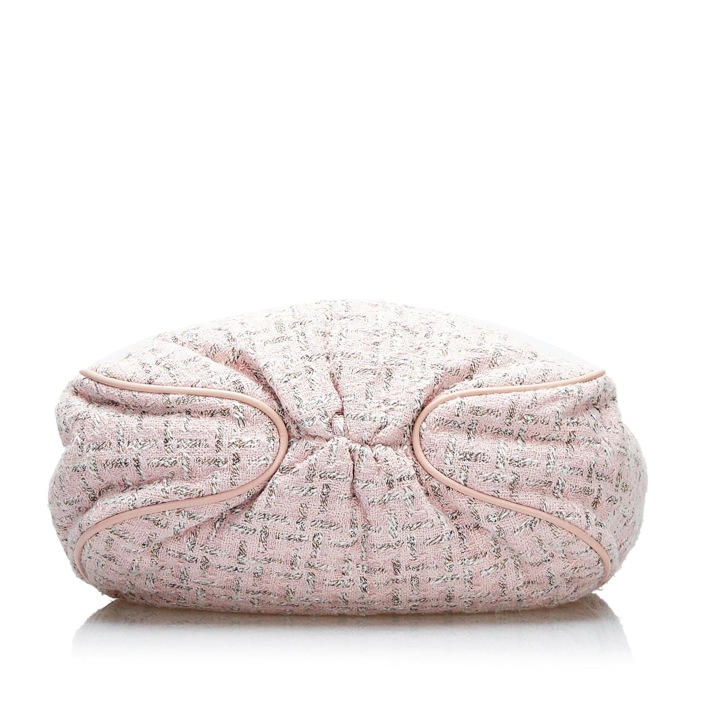 Chanel Tweed Boucle Knitting Handbag (SHG-pvDzjY)