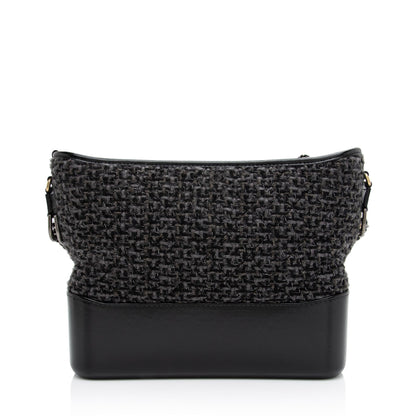 Chanel Tweed Calfskin Gabrielle Medium Hobo