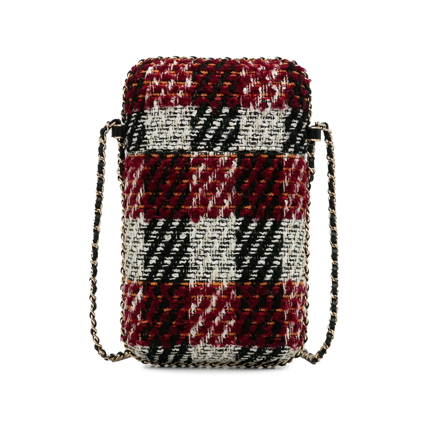 Chanel Tweed Chain Around Phone Holder (SHG-fNtDa5)