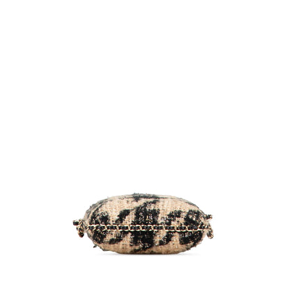 Chanel Tweed Chain Around Phone Holder