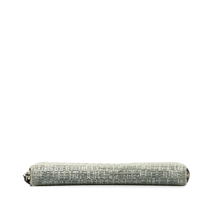 Chanel Tweed Deauville Continental Wallet (SHG-wkaU2P)