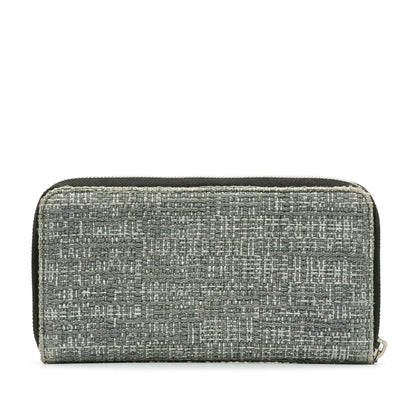 Chanel Tweed Deauville Continental Wallet