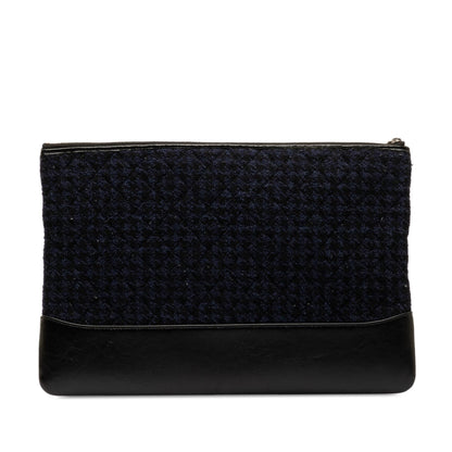 Chanel Tweed Gabrielle Clutch Bag (SHG-bga3xd)