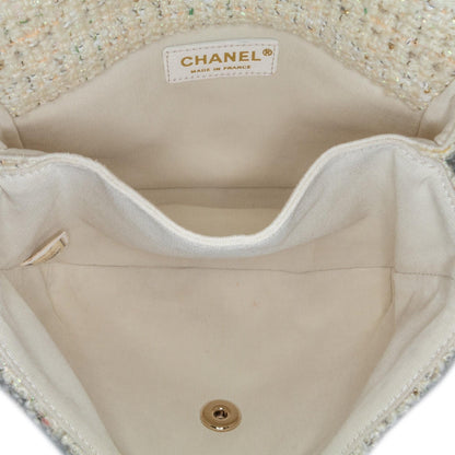 Chanel Tweed Knock on Wood Satchel (SHG-DWJ6lD)