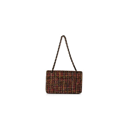 Chanel Tweed Medium Classic Double Flap Bag