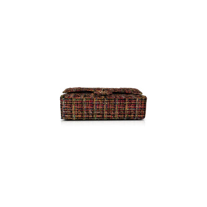 Chanel Tweed Medium Classic Double Flap Bag