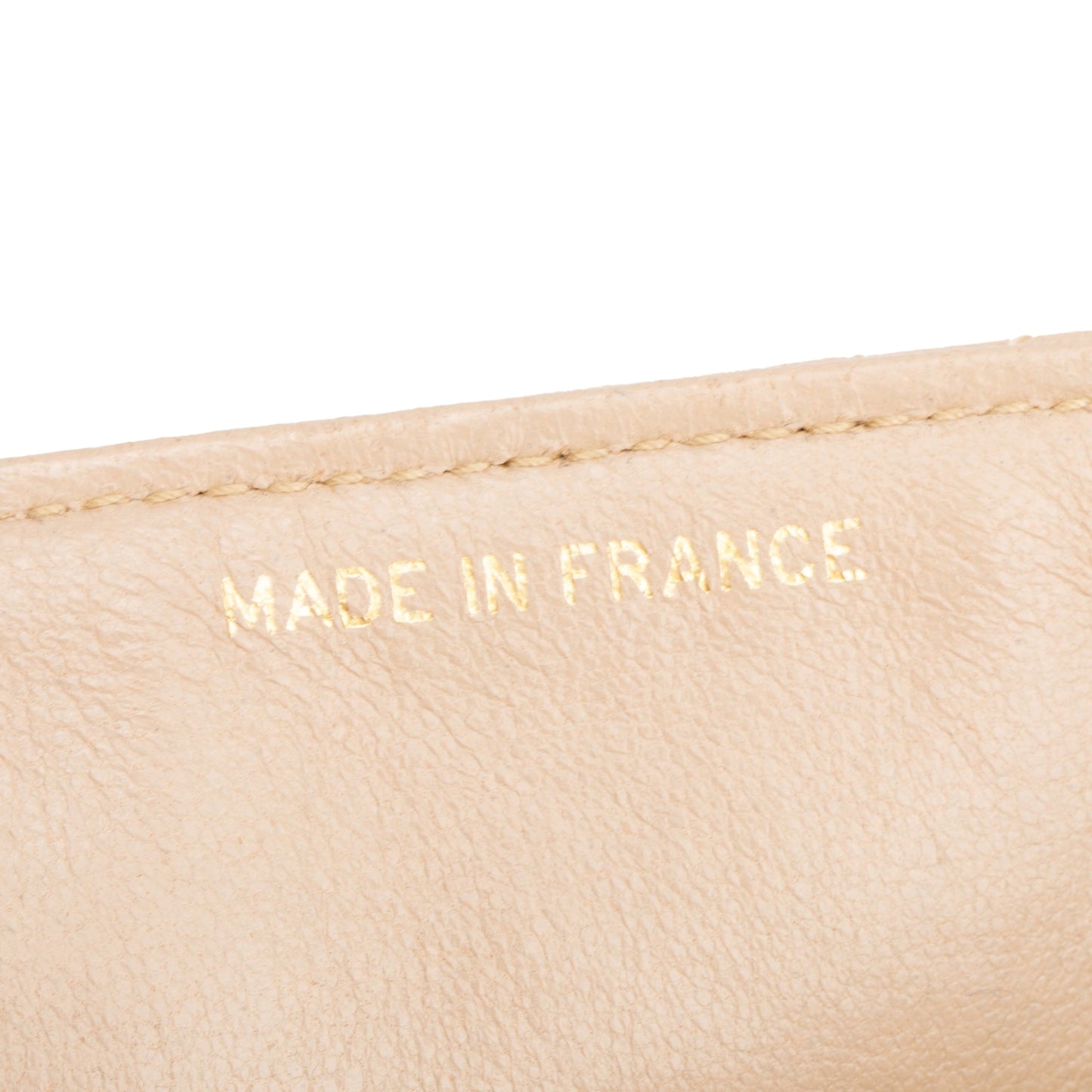 Chanel Vintage Beige Lambskin Leather Medium Diana Flap Bag