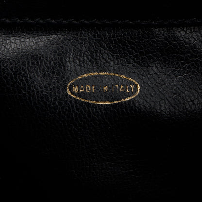 Chanel Vintage Black Calfskin Mini Bucket Bag