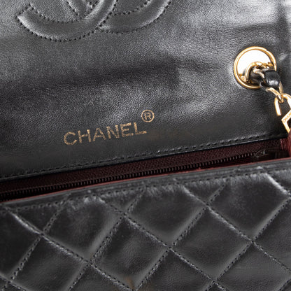 Chanel Vintage Black Classic Mini Square Flap Bag