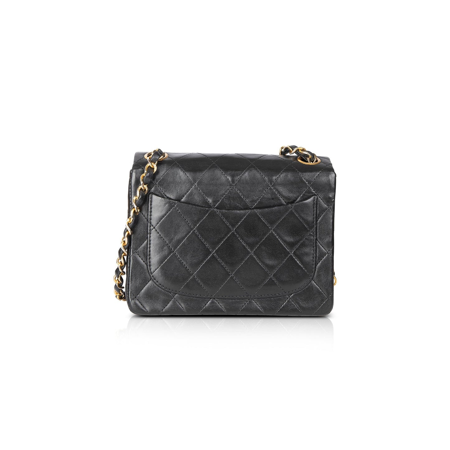 Chanel Vintage Black Classic Mini Square Flap Bag