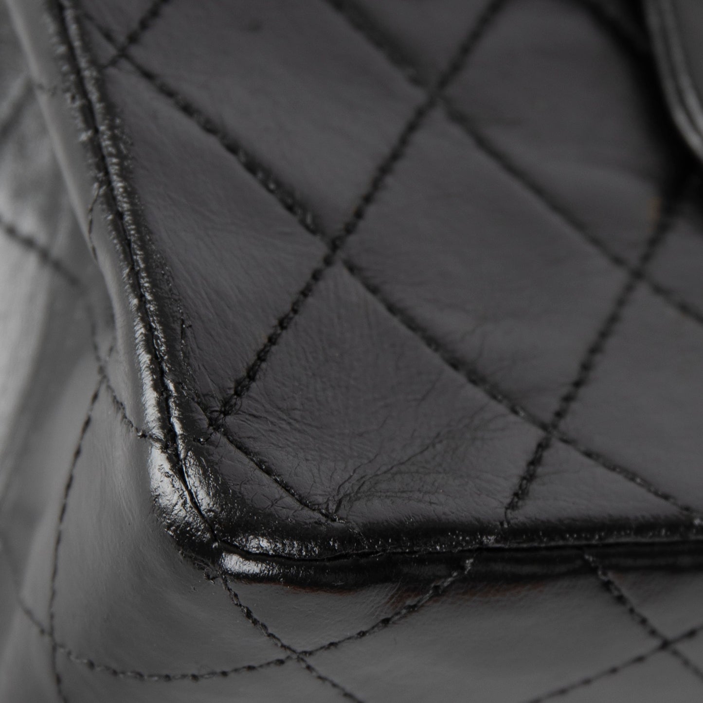 Chanel Vintage Black Classic Mini Square Flap Bag