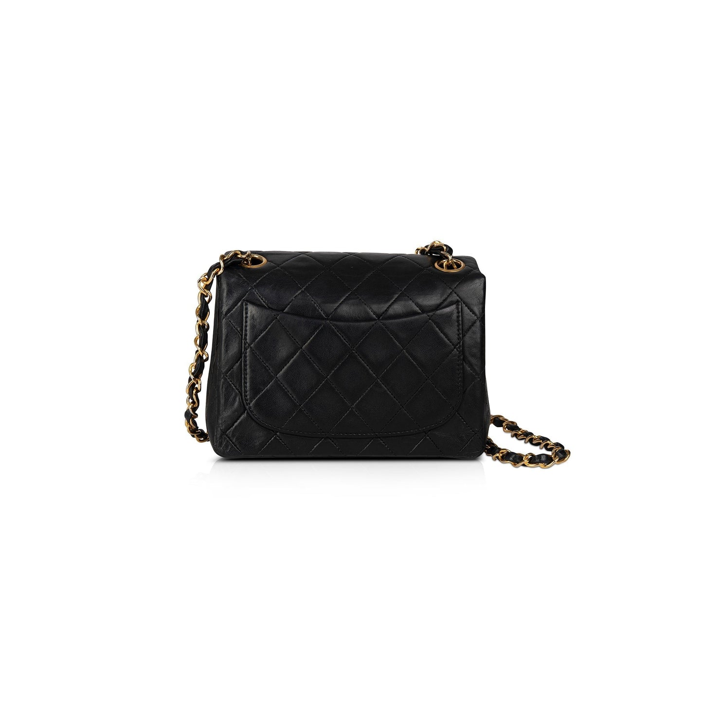 Chanel Vintage Black Classic Mini Square Flap Bag
