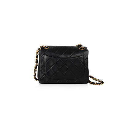 Chanel Vintage Black Classic Mini Square Flap Bag