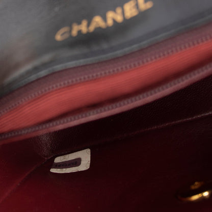 Chanel Vintage Black Classic Mini Square Flap Bag