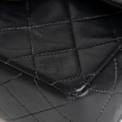 Chanel Vintage Black Classic Mini Square Flap Bag