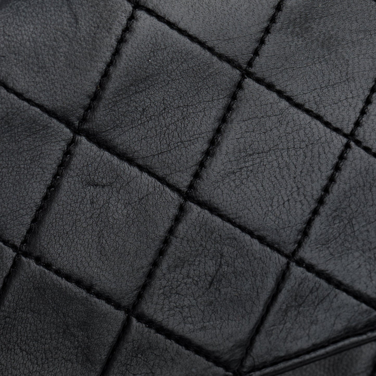 Chanel Vintage Black Lambskin Classic Medium Double Flap Bag