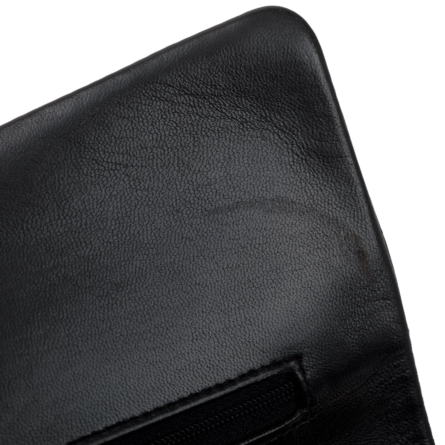 Chanel Vintage Black Lambskin Classic Medium Double Flap Bag
