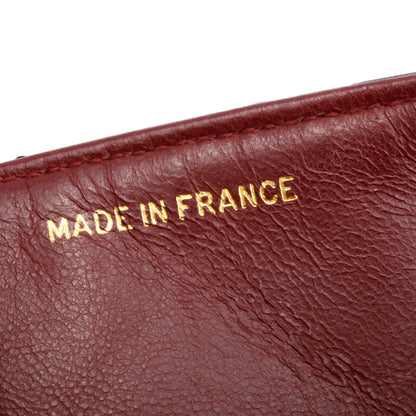 Chanel Vintage Black Lambskin Leather Medium Diana Flap Bag