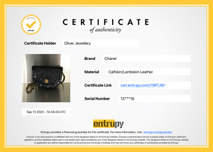Chanel Vintage Black Lambskin Leather Mini Crossbody Flap Bag