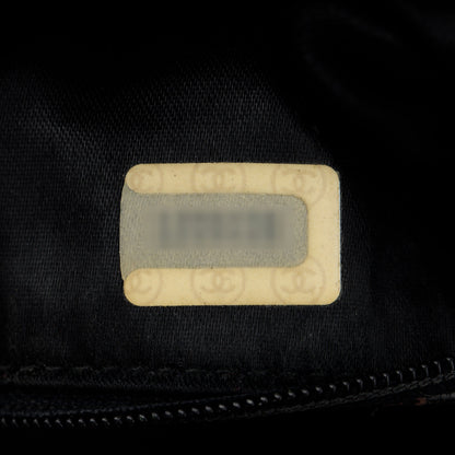 Chanel Vintage Black Quilted Calfskin Leather CC Tassel Camera Bag