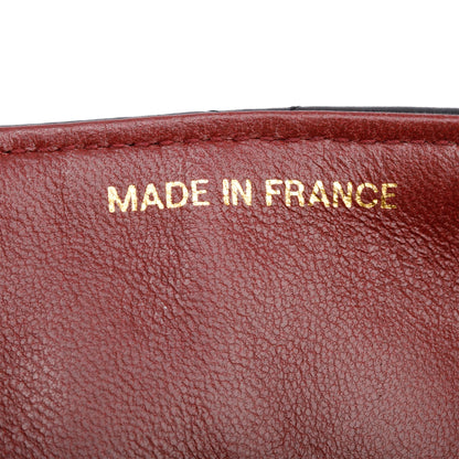 Chanel Vintage Black Quilted Lambskin Leather Small Square Single Flap Bag