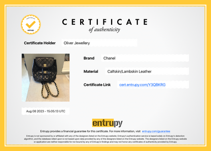 Chanel Vintage Black Quilted Lambskin Mini Duma Backpack