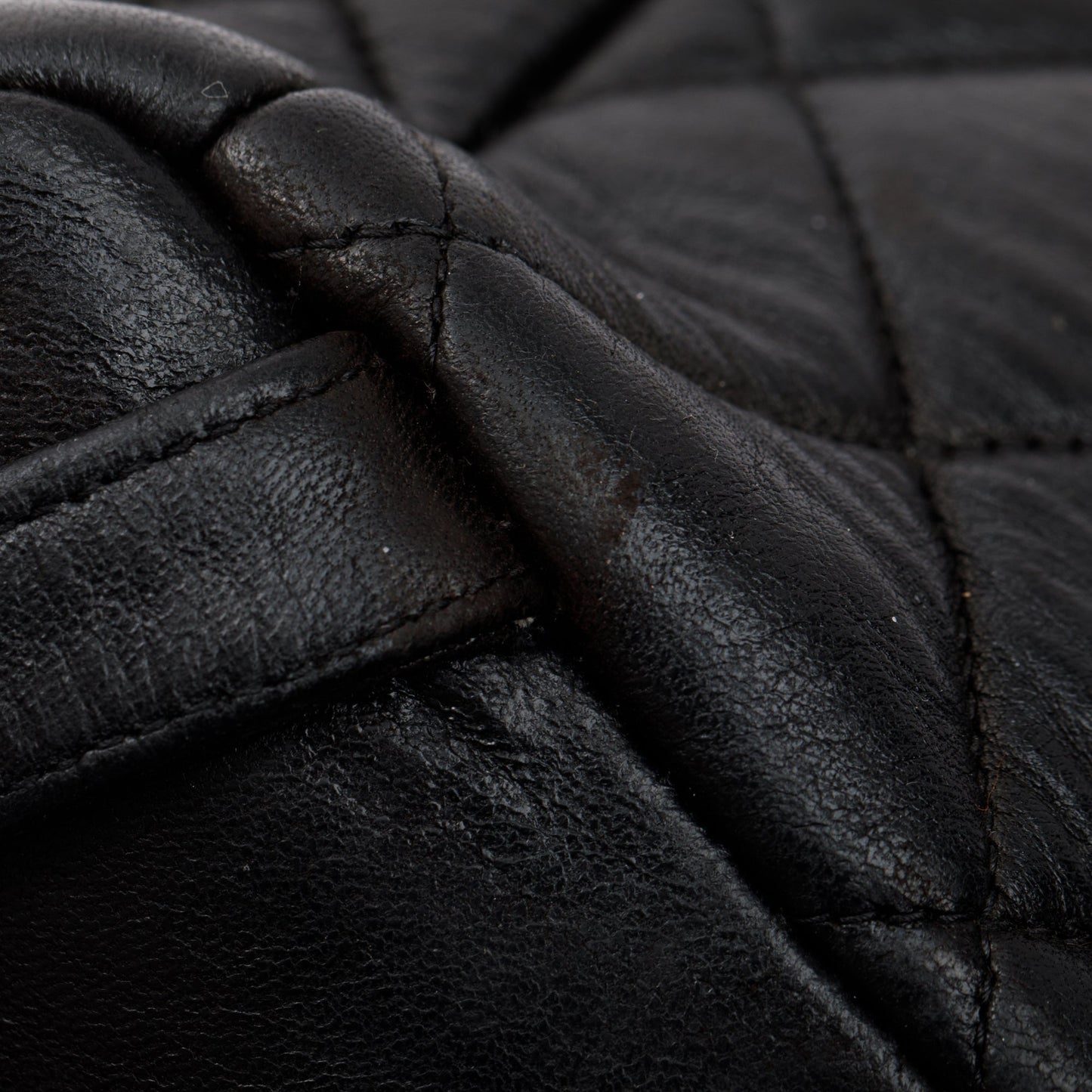 Chanel Vintage Black Quilted Lambskin Mini Duma Backpack