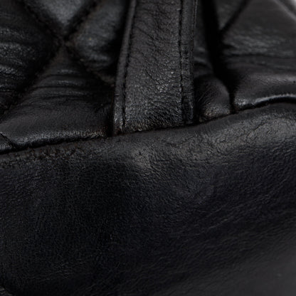 Chanel Vintage Black Quilted Lambskin Mini Duma Backpack