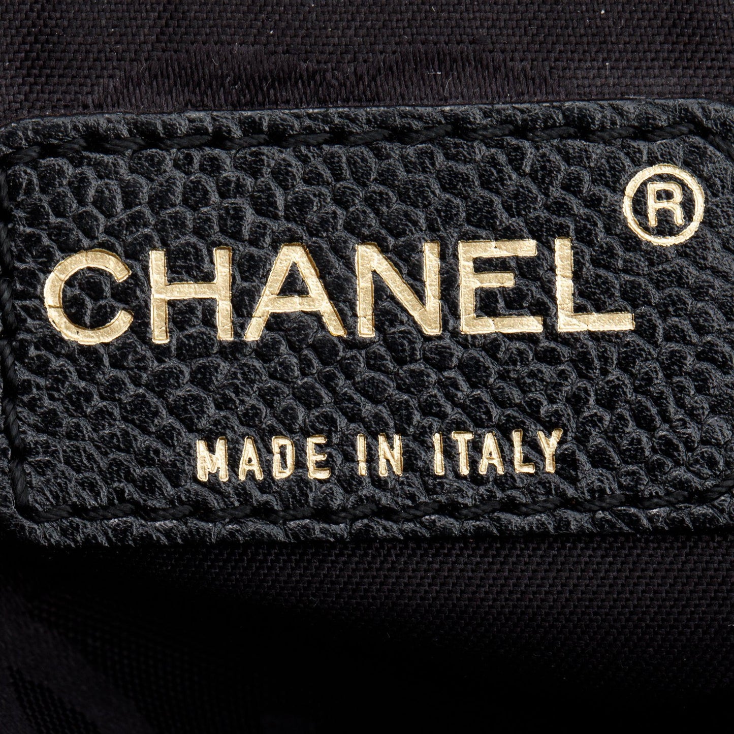 Chanel Vintage Black Stitched Chocolate Bar Quilted Caviar Leather  Zip Tote