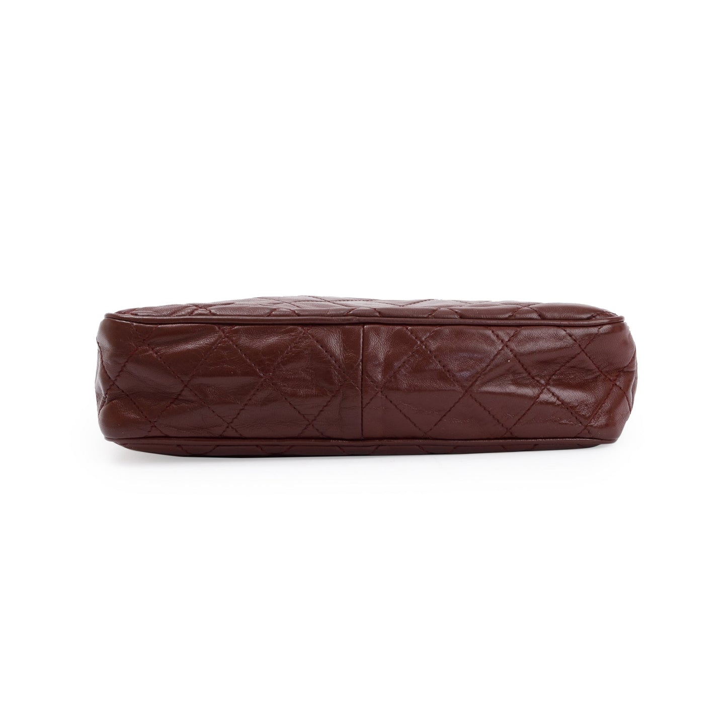 Chanel Vintage Burgundy Quilted Calfskin Leather Tassel Camera Bag
