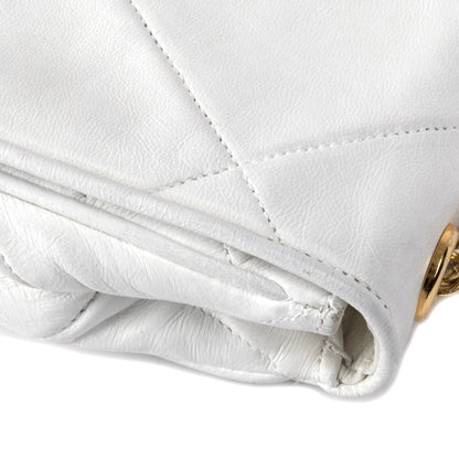 Chanel Vintage CC Lambskin Leather Crossbody Flap Bag